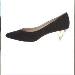 NWOT Kate Spade Suede Coco Black Pump